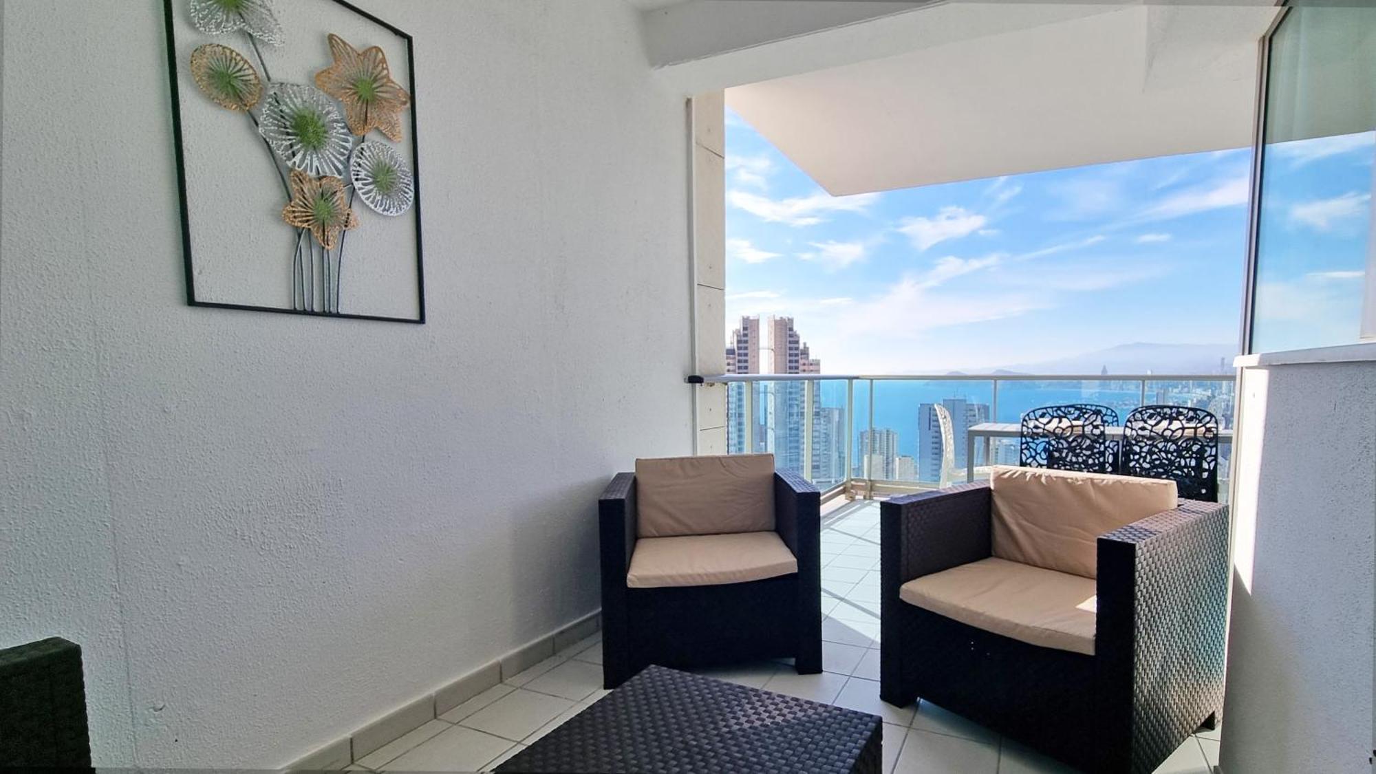 Skyline 18 Terraza Privada Con Impresionantes Vistas Al Mar Apartment Benidorm Exterior foto